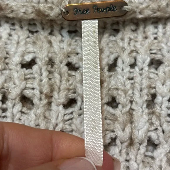 FREE PEOPLE Turn Up The Sun Speckled Toggle Button Zip Up Hooded Cardigan - Picture 8 of 15